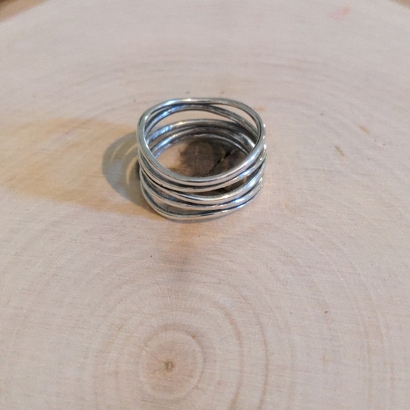 925 Sterling Silver Ring Bohemian Size 6 Women's Jewelry - Picture 4 of 7